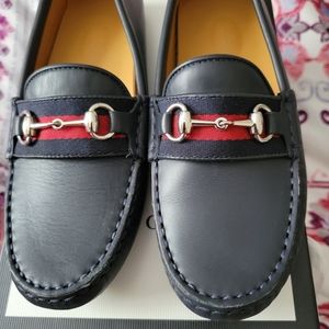Leather Gucci moccasins